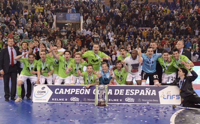 Inter Movistar, Campeo Copa de Espanha 2014.